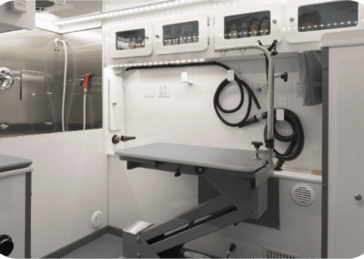 Entry View to Grooming Unit